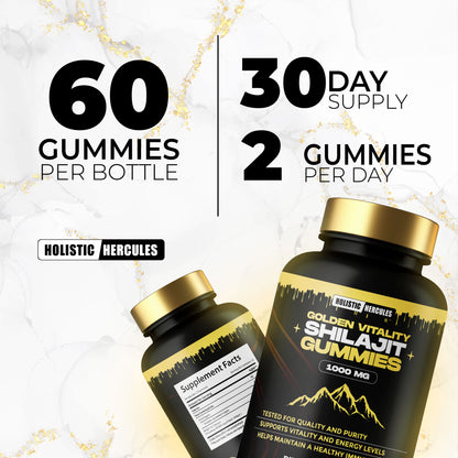 Golden Vitality Shilajit Gummies™