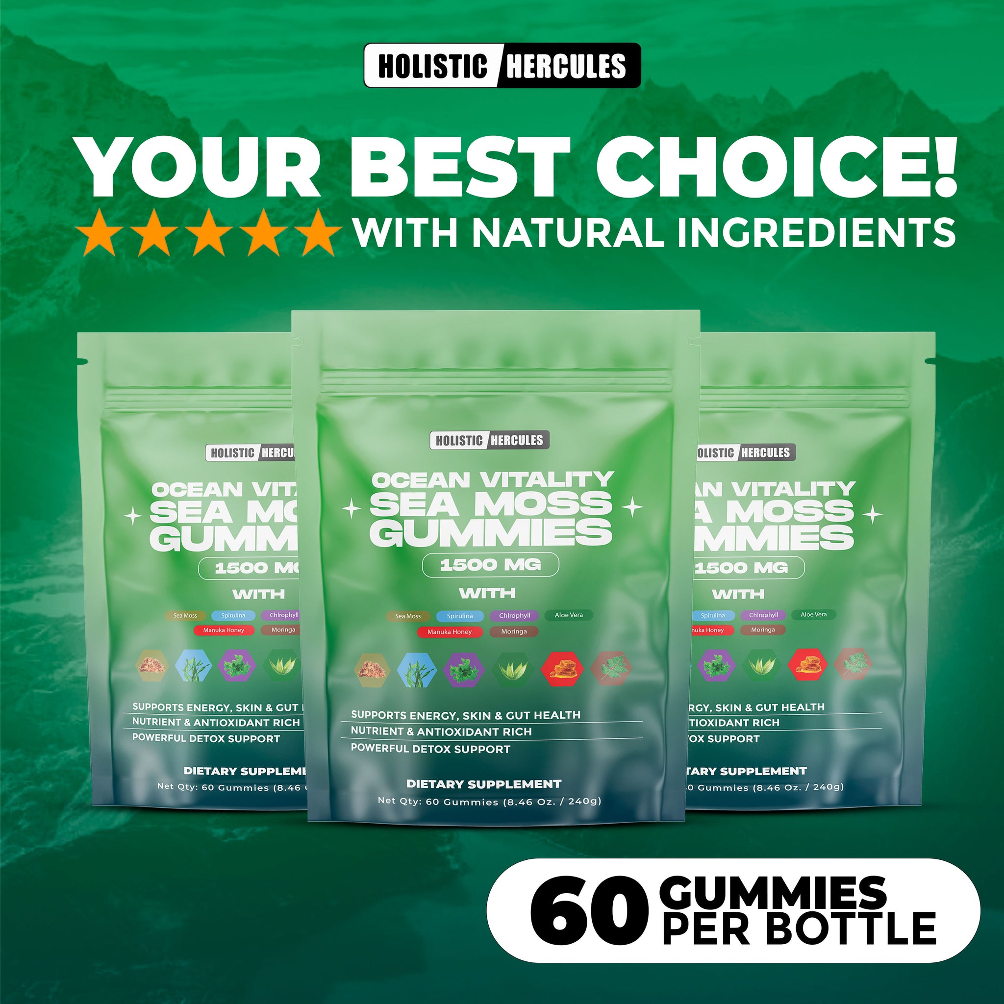 Hercules Sea Moss Gummies