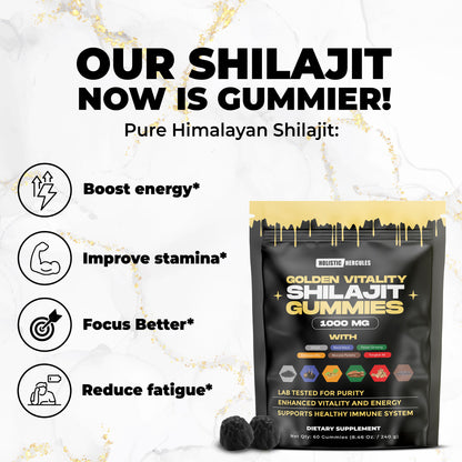 Golden Vitality Shilajit Gummies