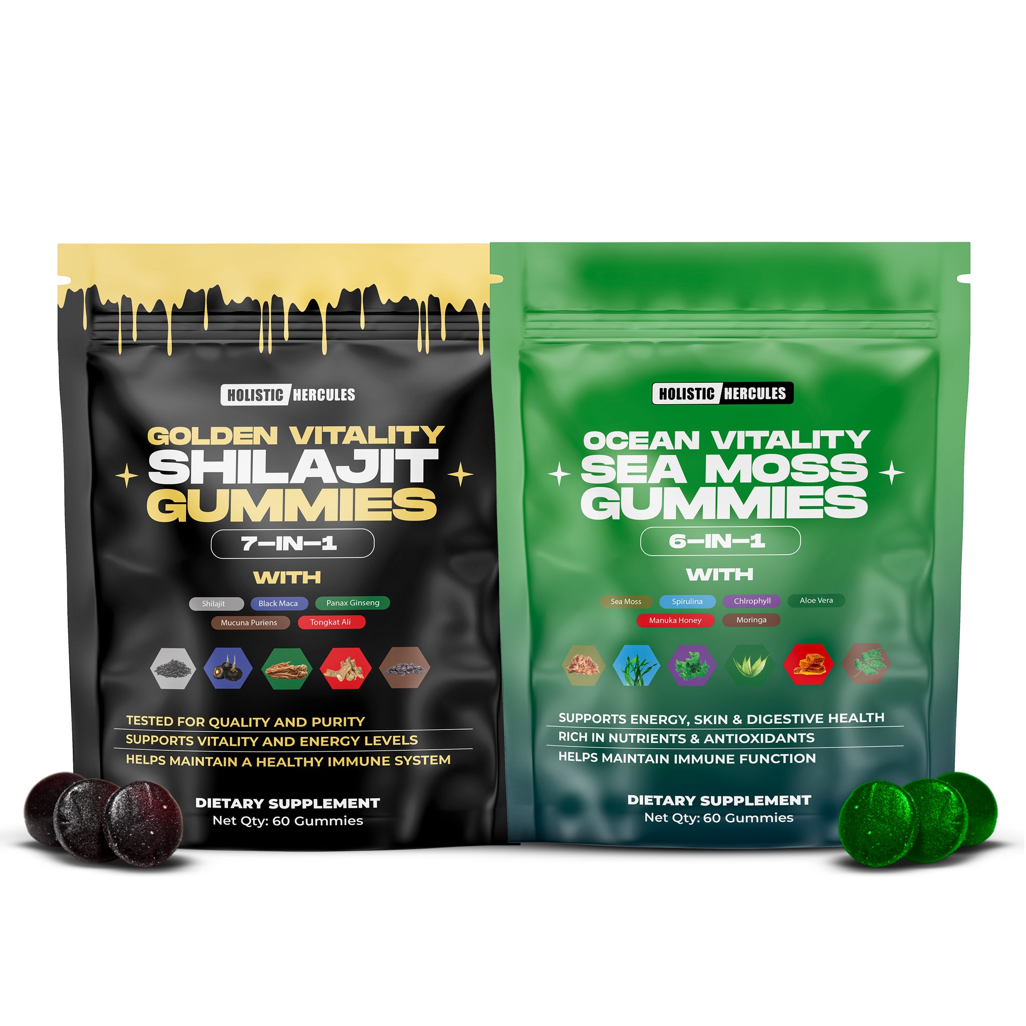 Hercules Shilajit & Sea Moss Gummies Bundle (90 Day Subscription)