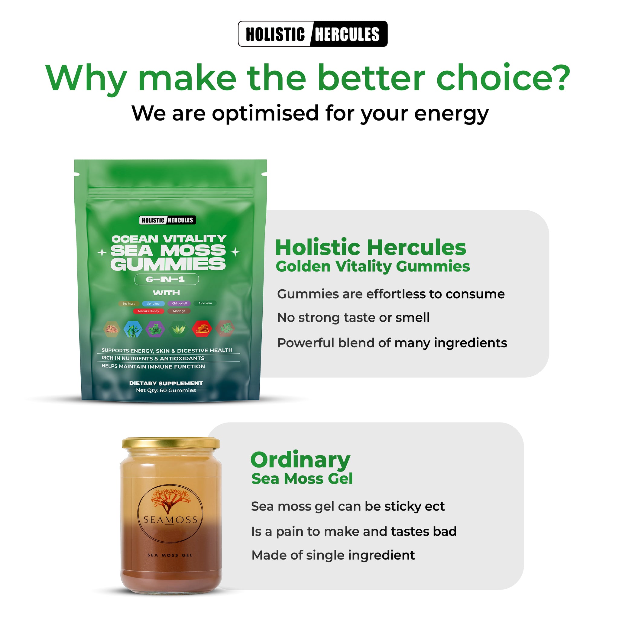 Hercules Shilajit & Sea Moss Gummies Bundle (90 Day Subscription)