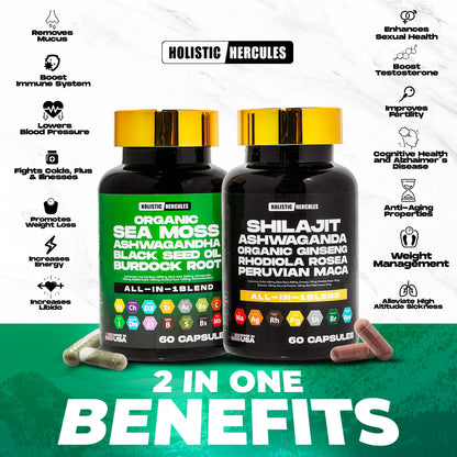 HerculesBlend™ Sea Moss & Shilajit Power Bundle