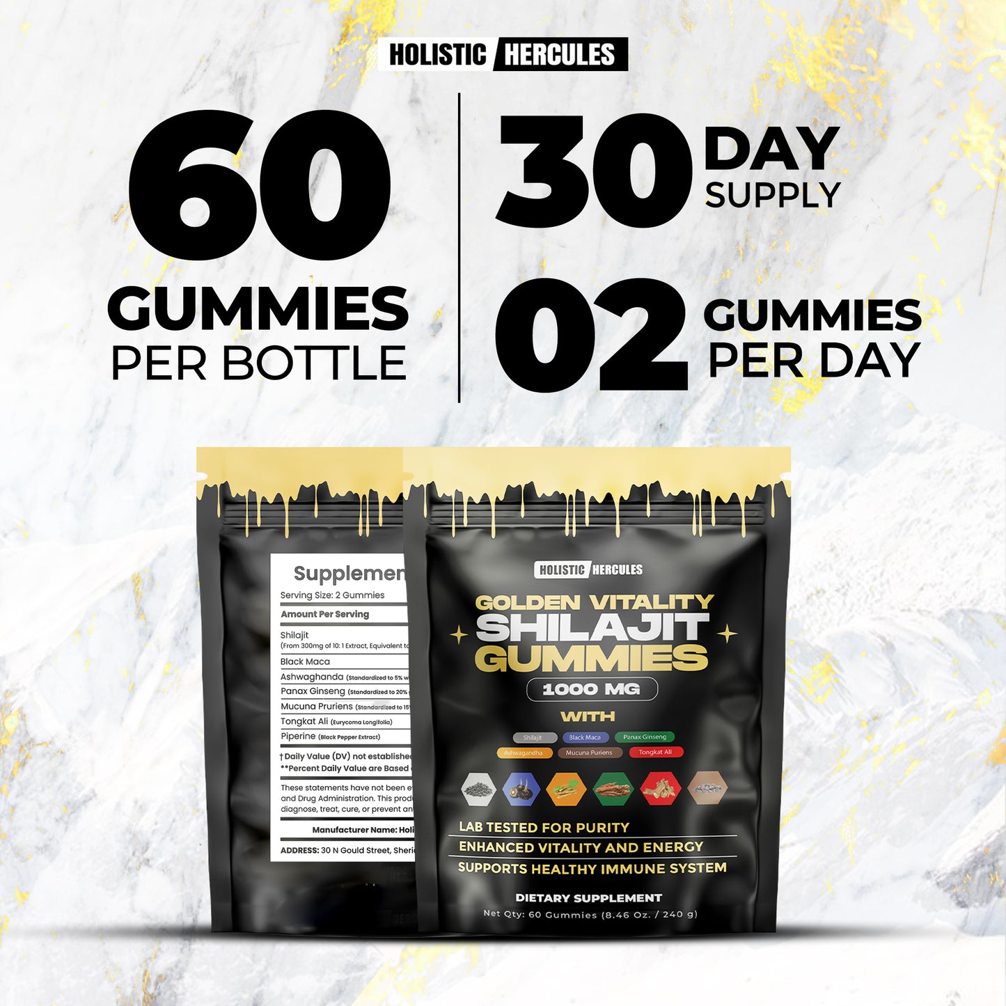 Organic Daily Shilajit Gummies