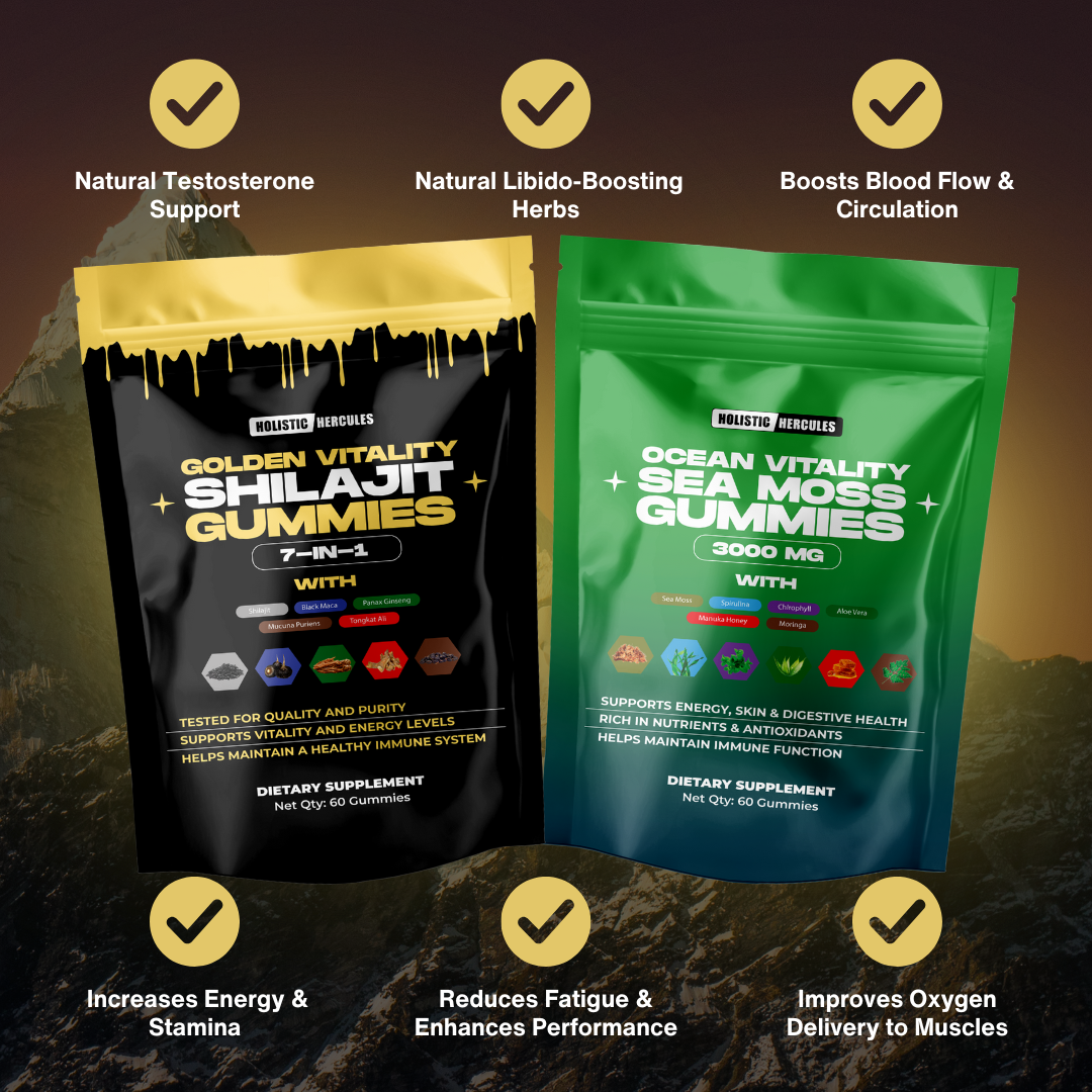 Hercules Shilajit & Sea Moss Gummies Bundle (90 Day Subscription)