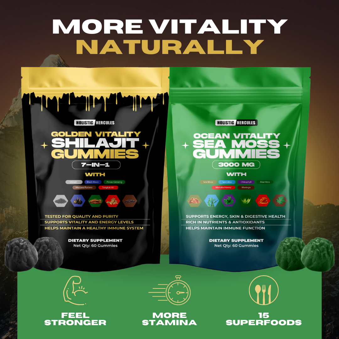 Hercules Shilajit & Sea Moss Gummies Bundle (90 Day Subscription)